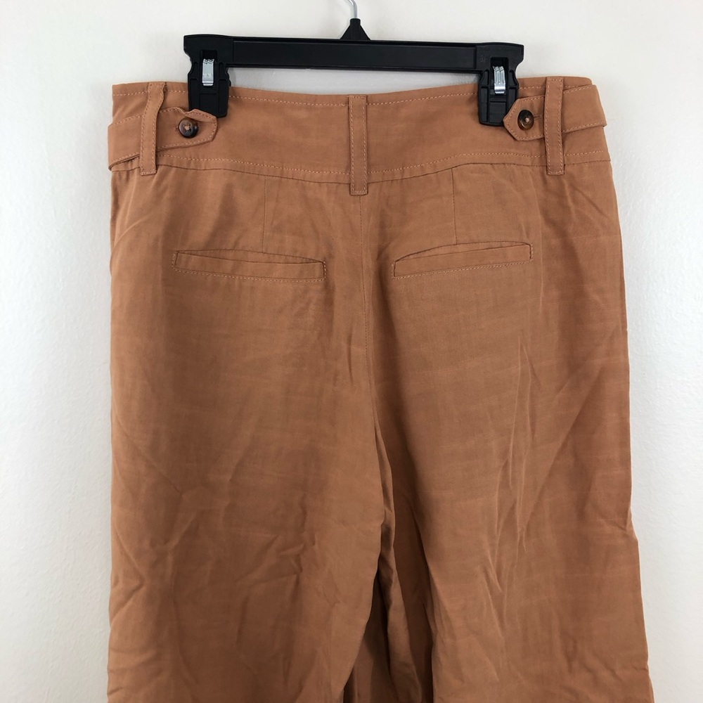 Anthropologie Elevenses Tan Culottes Pant size 2 petite - Picture 10 of 15